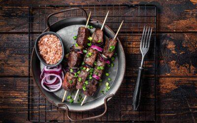 Grilled Grass-Fed Beef Kebabs: A Yajambee Farms Delight