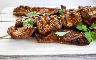 STICKY ASIAN BEEF SKEWERS