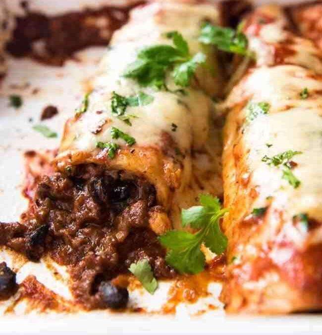 YAJAMBEE BEEF ENCHILADA