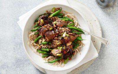 Yajambee Beef Soba Noodle Bowl