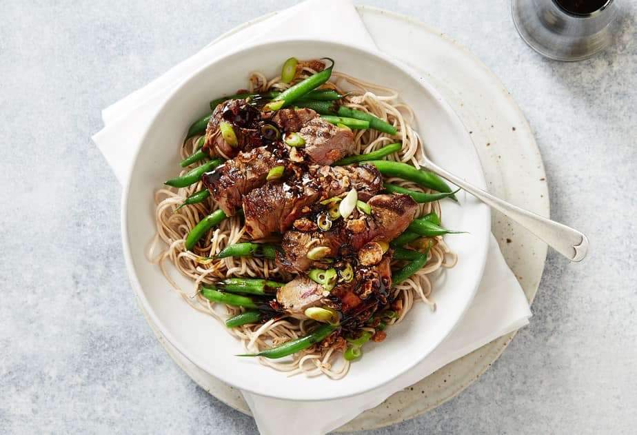 Yajambee Beef Soba Noodle Bowl