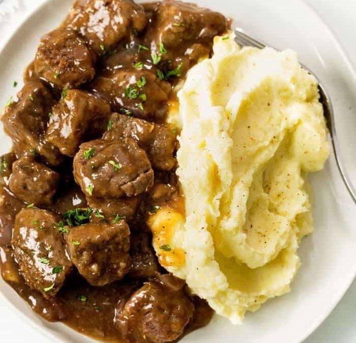 Yajambee Beef Tips and Gravy